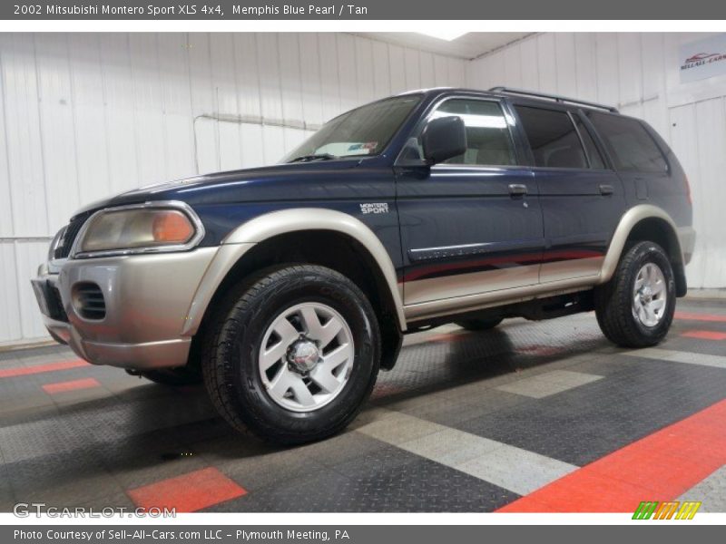 Memphis Blue Pearl / Tan 2002 Mitsubishi Montero Sport XLS 4x4