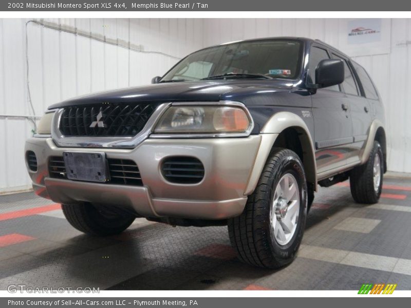 Memphis Blue Pearl / Tan 2002 Mitsubishi Montero Sport XLS 4x4