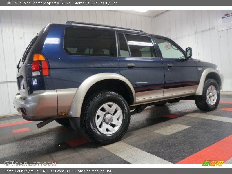 Memphis Blue Pearl / Tan 2002 Mitsubishi Montero Sport XLS 4x4