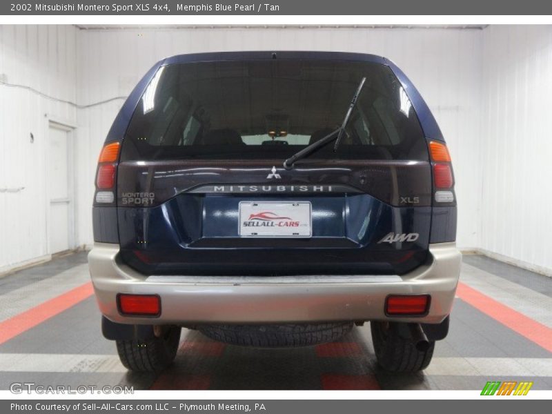 Memphis Blue Pearl / Tan 2002 Mitsubishi Montero Sport XLS 4x4