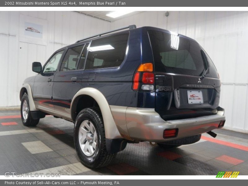Memphis Blue Pearl / Tan 2002 Mitsubishi Montero Sport XLS 4x4