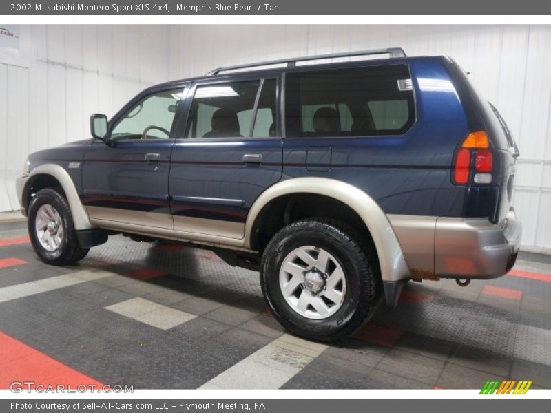 Memphis Blue Pearl / Tan 2002 Mitsubishi Montero Sport XLS 4x4