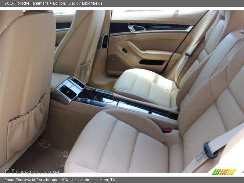 Rear Seat of 2016 Panamera 4 Edition