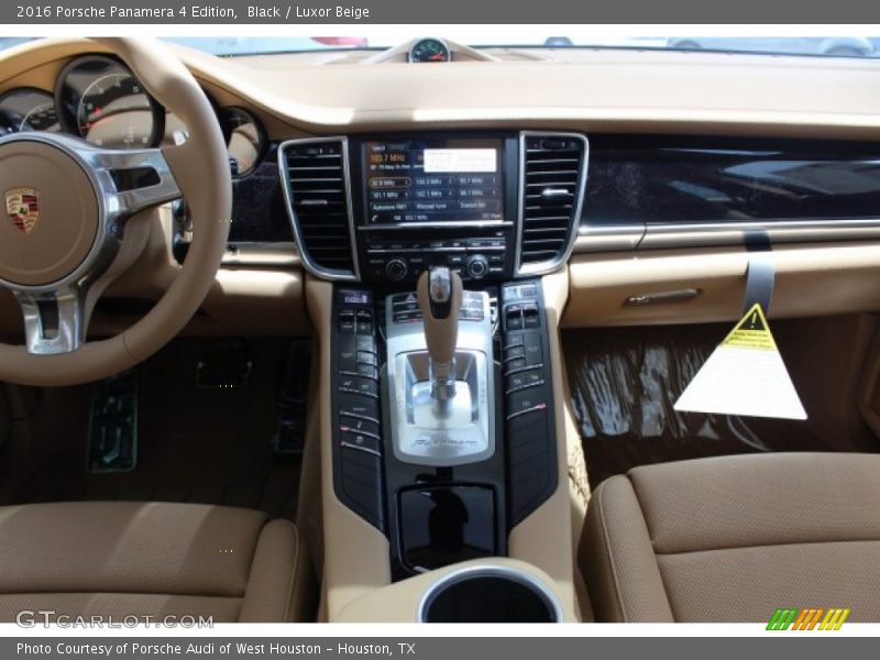 Black / Luxor Beige 2016 Porsche Panamera 4 Edition