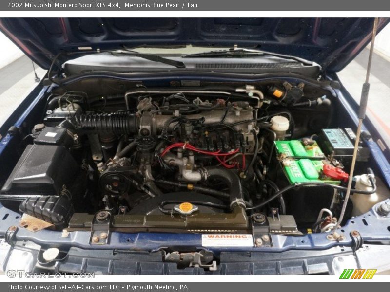 Memphis Blue Pearl / Tan 2002 Mitsubishi Montero Sport XLS 4x4