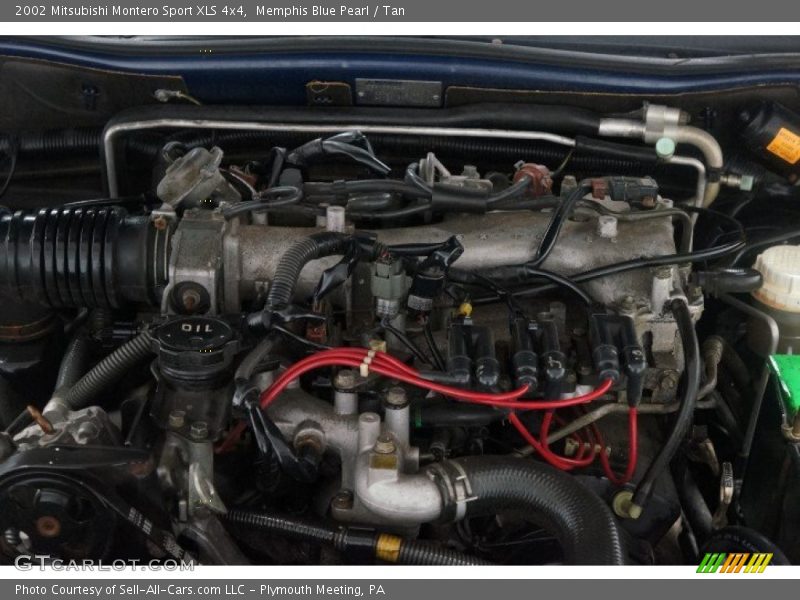 Memphis Blue Pearl / Tan 2002 Mitsubishi Montero Sport XLS 4x4