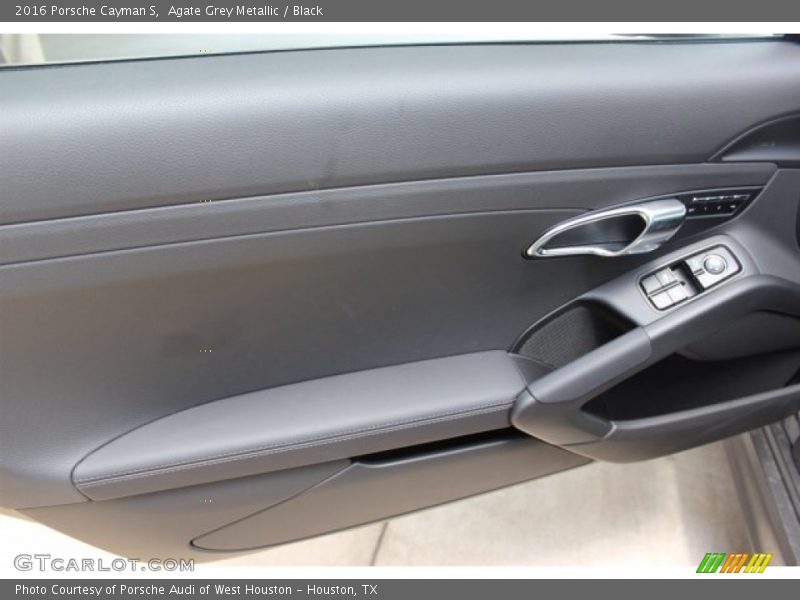 Agate Grey Metallic / Black 2016 Porsche Cayman S