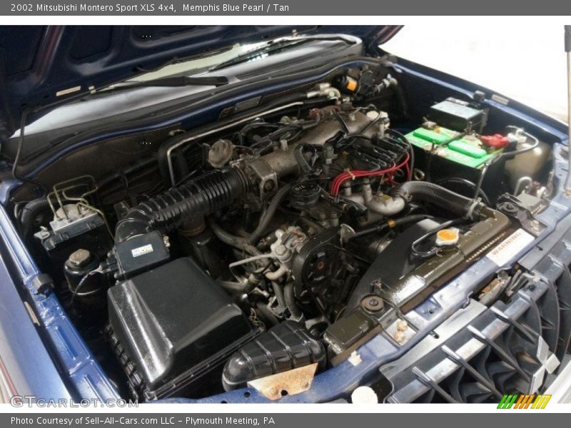 Memphis Blue Pearl / Tan 2002 Mitsubishi Montero Sport XLS 4x4