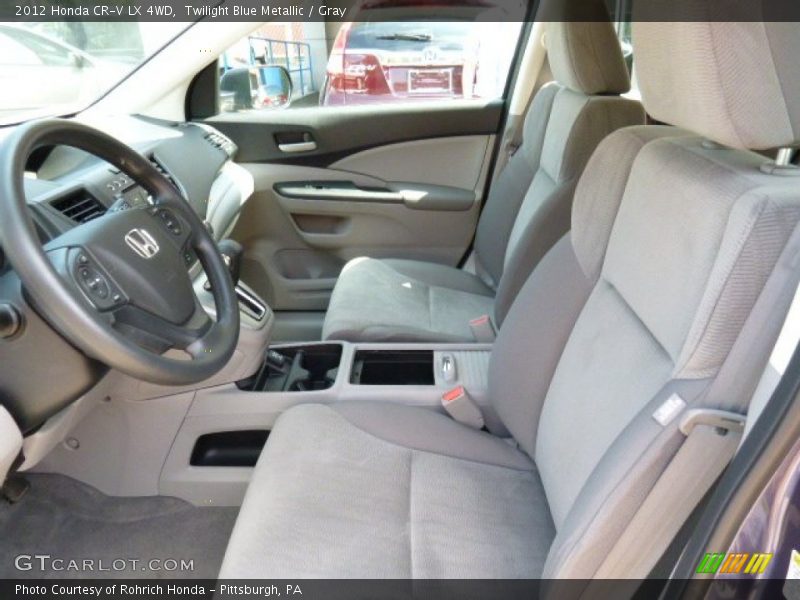 Twilight Blue Metallic / Gray 2012 Honda CR-V LX 4WD