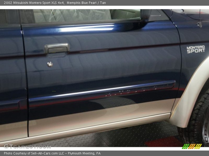 Memphis Blue Pearl / Tan 2002 Mitsubishi Montero Sport XLS 4x4
