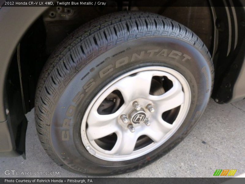 Twilight Blue Metallic / Gray 2012 Honda CR-V LX 4WD