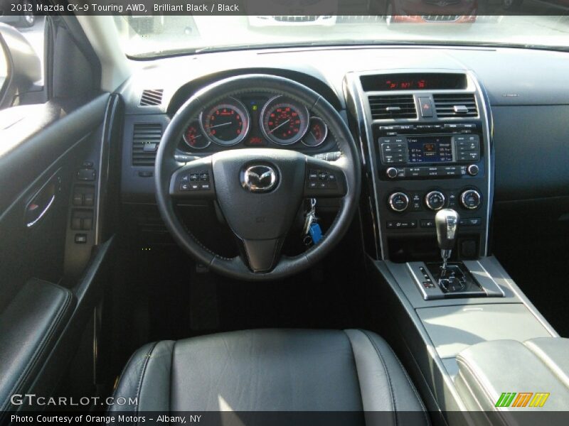 Brilliant Black / Black 2012 Mazda CX-9 Touring AWD