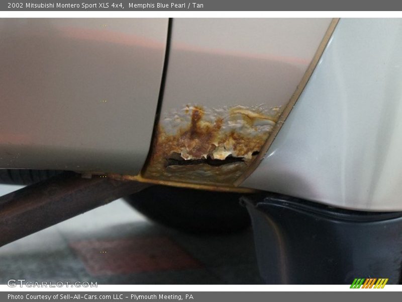 Memphis Blue Pearl / Tan 2002 Mitsubishi Montero Sport XLS 4x4