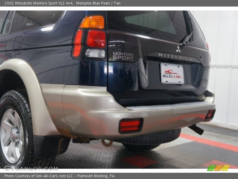 Memphis Blue Pearl / Tan 2002 Mitsubishi Montero Sport XLS 4x4