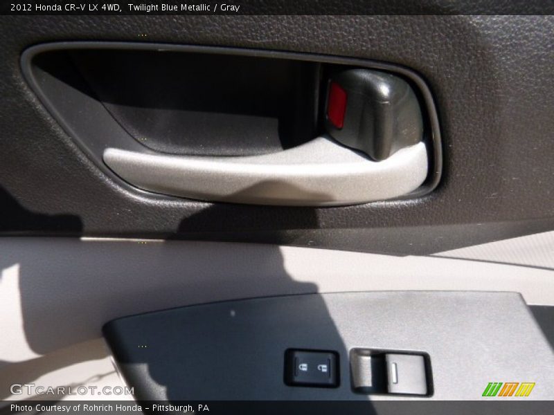 Twilight Blue Metallic / Gray 2012 Honda CR-V LX 4WD