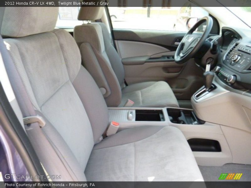 Twilight Blue Metallic / Gray 2012 Honda CR-V LX 4WD