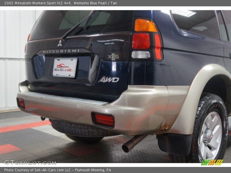 Memphis Blue Pearl / Tan 2002 Mitsubishi Montero Sport XLS 4x4