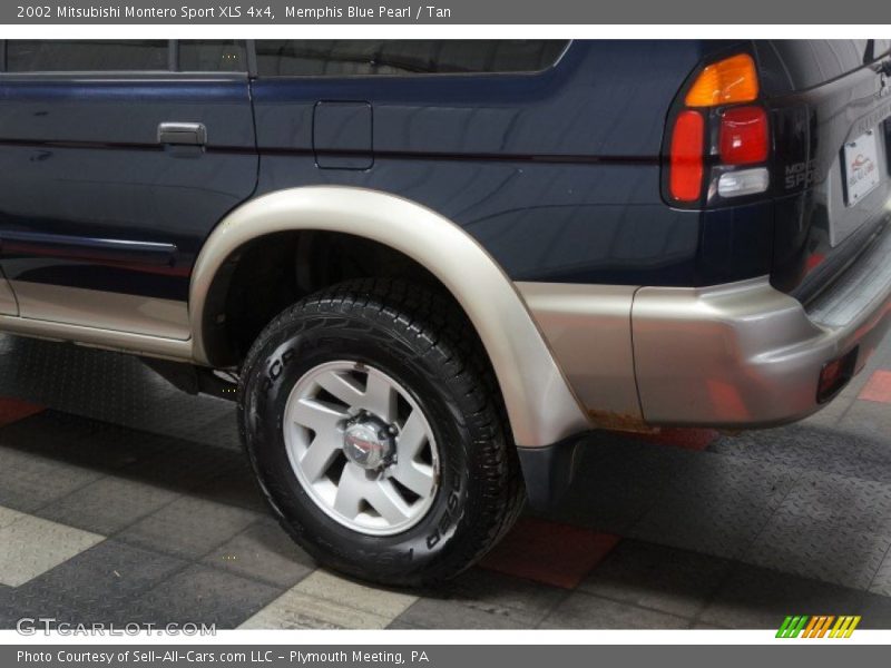 Memphis Blue Pearl / Tan 2002 Mitsubishi Montero Sport XLS 4x4