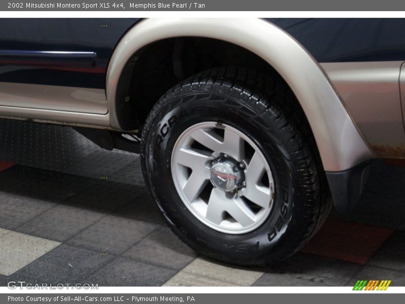 Memphis Blue Pearl / Tan 2002 Mitsubishi Montero Sport XLS 4x4