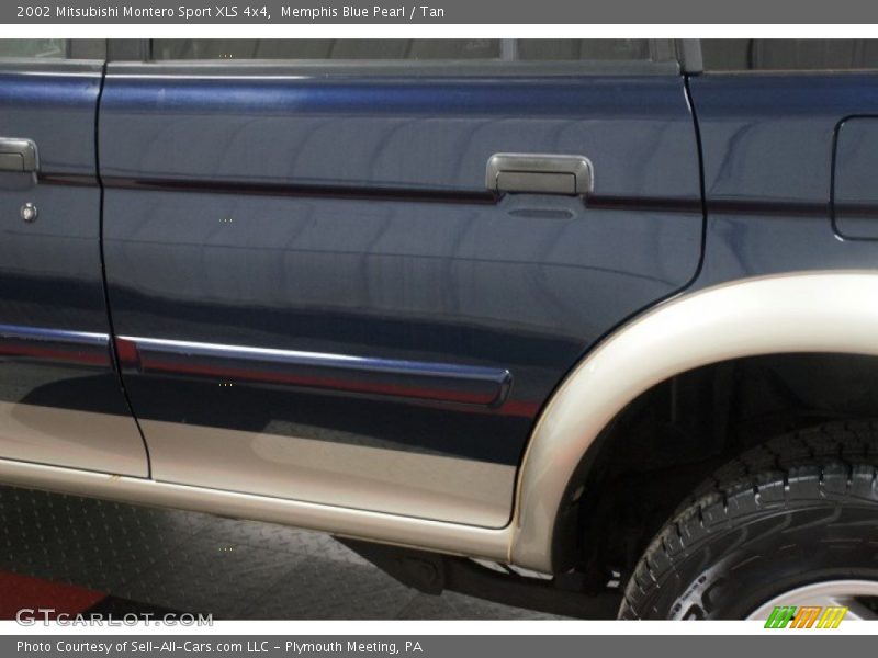 Memphis Blue Pearl / Tan 2002 Mitsubishi Montero Sport XLS 4x4