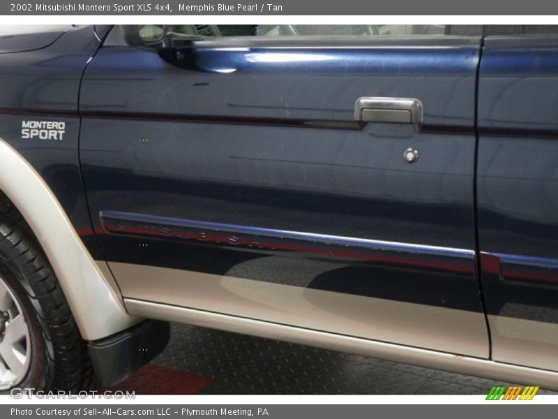 Memphis Blue Pearl / Tan 2002 Mitsubishi Montero Sport XLS 4x4