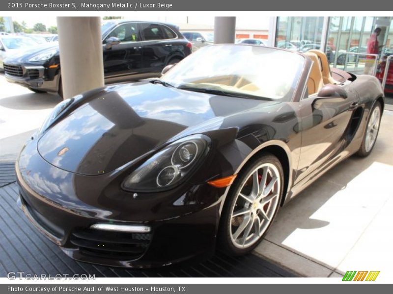 Mahogany Metallic / Luxor Beige 2015 Porsche Boxster S