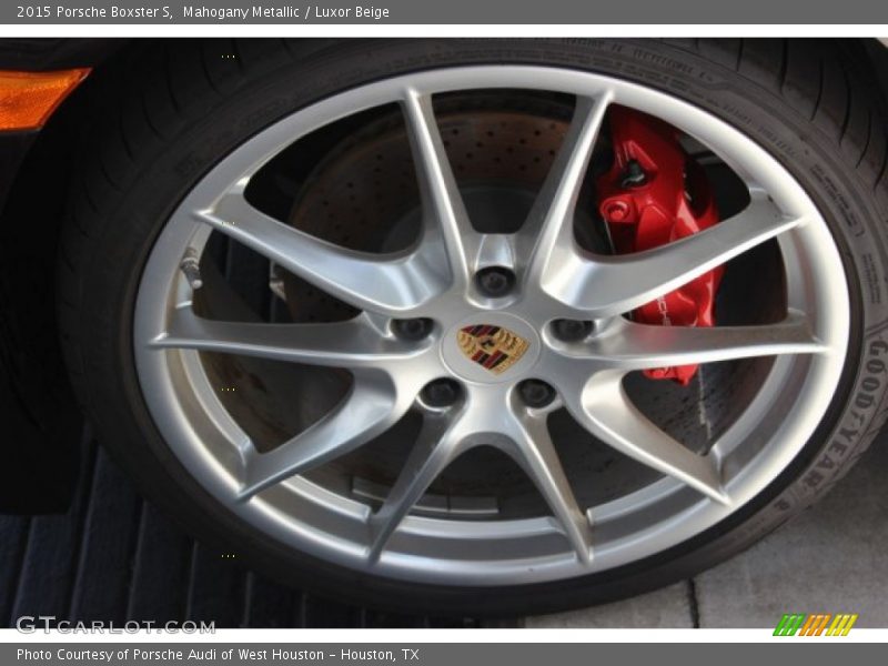 Mahogany Metallic / Luxor Beige 2015 Porsche Boxster S