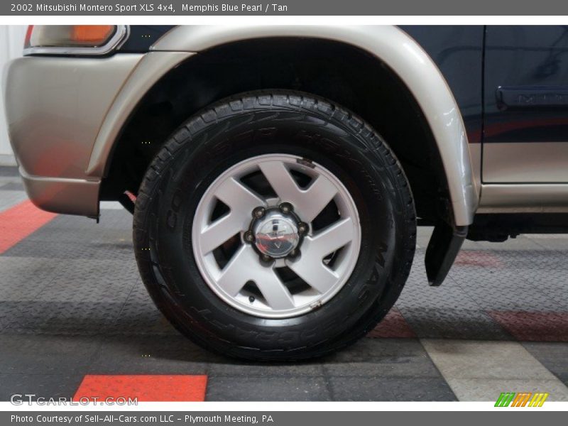 Memphis Blue Pearl / Tan 2002 Mitsubishi Montero Sport XLS 4x4