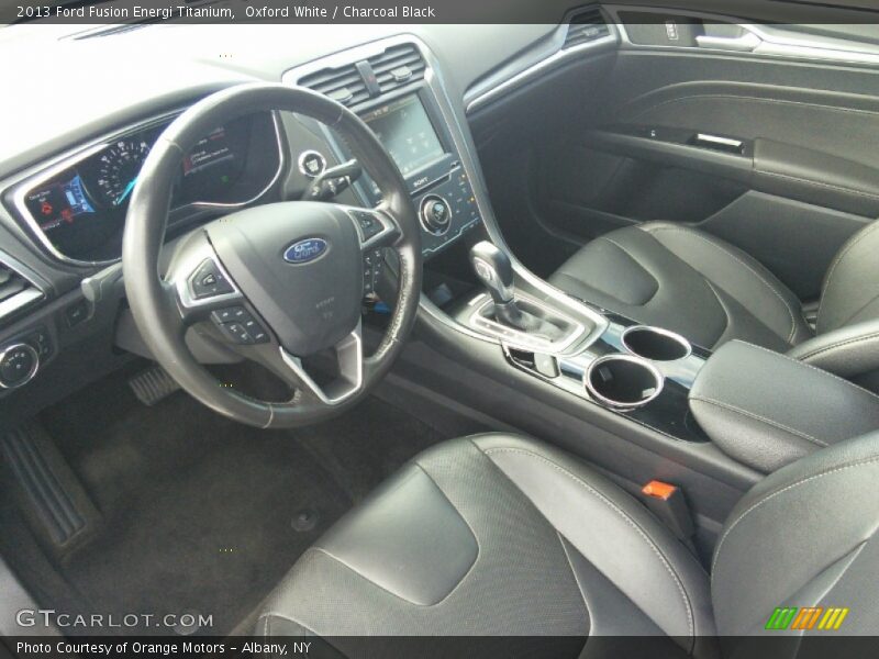 Charcoal Black Interior - 2013 Fusion Energi Titanium 