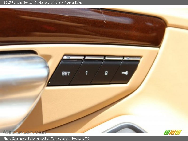 Mahogany Metallic / Luxor Beige 2015 Porsche Boxster S