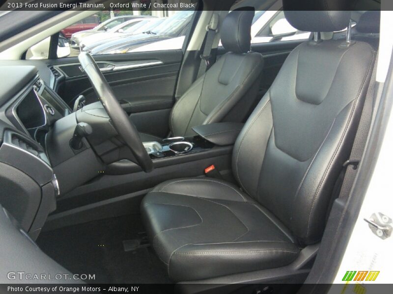 Front Seat of 2013 Fusion Energi Titanium