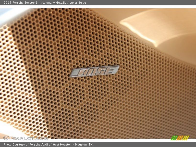 Mahogany Metallic / Luxor Beige 2015 Porsche Boxster S