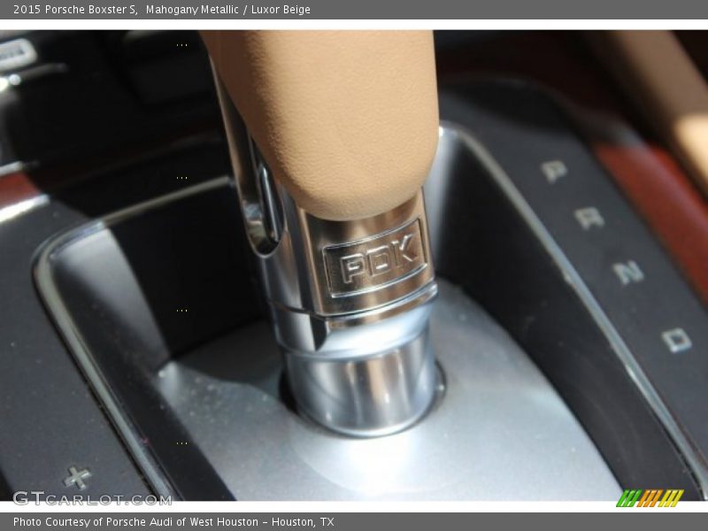 Mahogany Metallic / Luxor Beige 2015 Porsche Boxster S