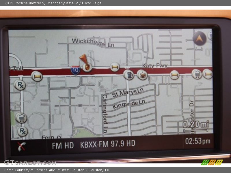 Mahogany Metallic / Luxor Beige 2015 Porsche Boxster S