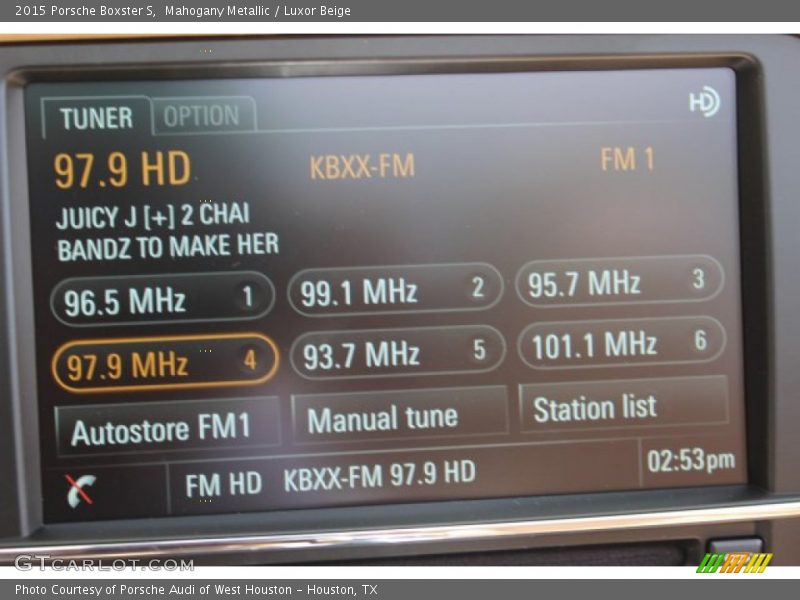 Mahogany Metallic / Luxor Beige 2015 Porsche Boxster S