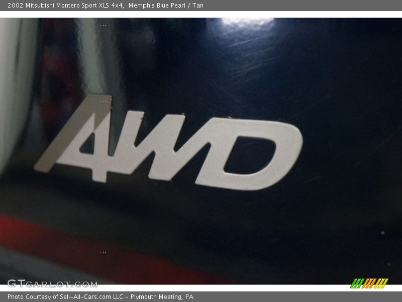Memphis Blue Pearl / Tan 2002 Mitsubishi Montero Sport XLS 4x4