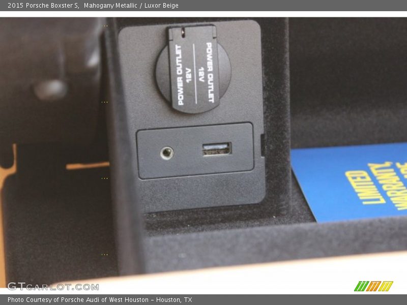 Mahogany Metallic / Luxor Beige 2015 Porsche Boxster S