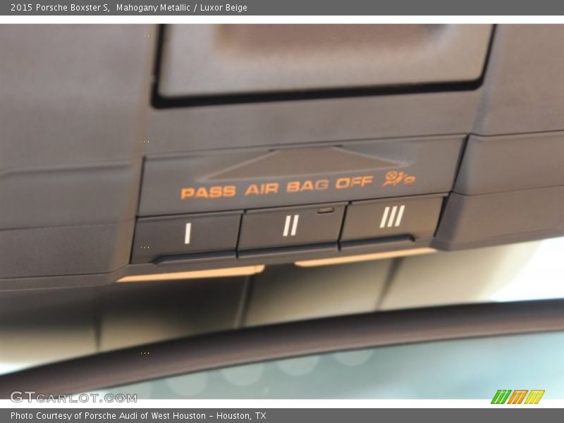 Mahogany Metallic / Luxor Beige 2015 Porsche Boxster S