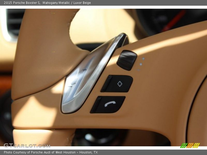 Mahogany Metallic / Luxor Beige 2015 Porsche Boxster S