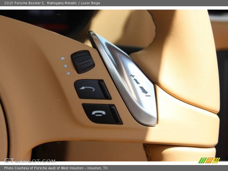 Mahogany Metallic / Luxor Beige 2015 Porsche Boxster S