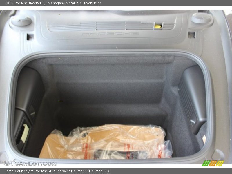 Mahogany Metallic / Luxor Beige 2015 Porsche Boxster S