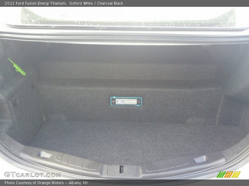 Oxford White / Charcoal Black 2013 Ford Fusion Energi Titanium