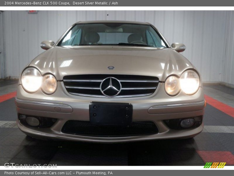 Desert Silver Metallic / Ash 2004 Mercedes-Benz CLK 500 Coupe