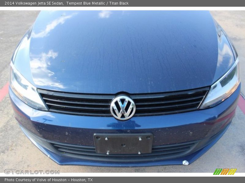 Tempest Blue Metallic / Titan Black 2014 Volkswagen Jetta SE Sedan