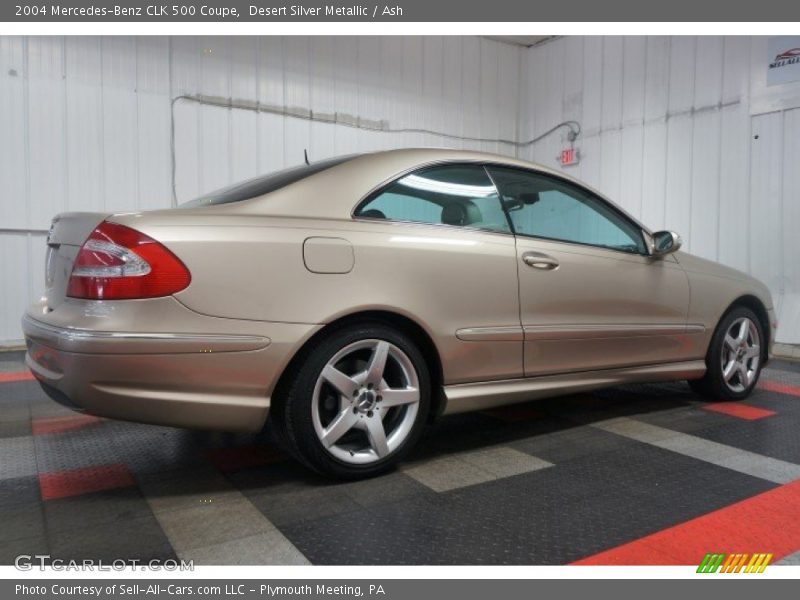 Desert Silver Metallic / Ash 2004 Mercedes-Benz CLK 500 Coupe