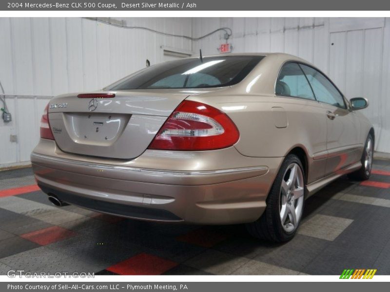 Desert Silver Metallic / Ash 2004 Mercedes-Benz CLK 500 Coupe