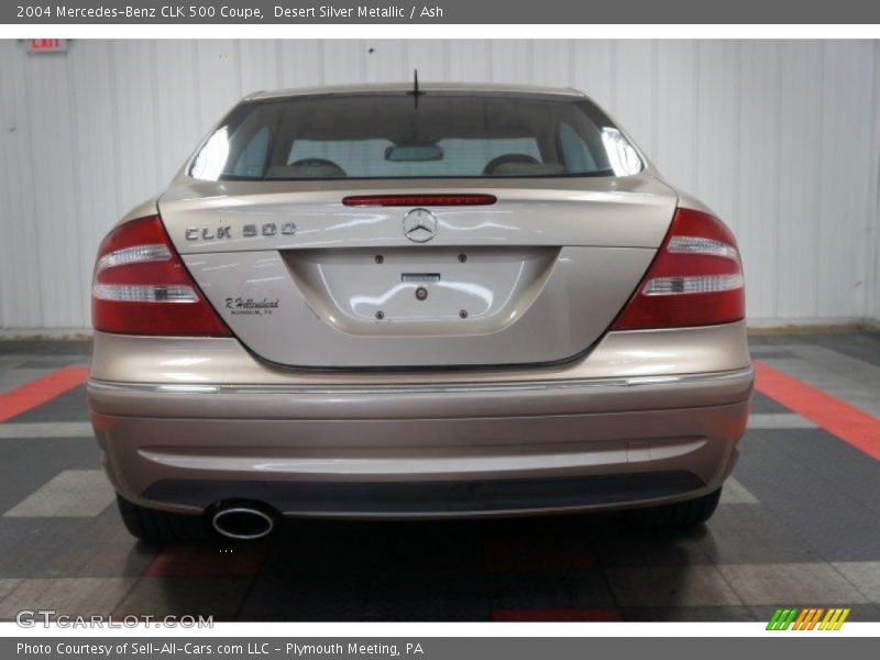 Desert Silver Metallic / Ash 2004 Mercedes-Benz CLK 500 Coupe