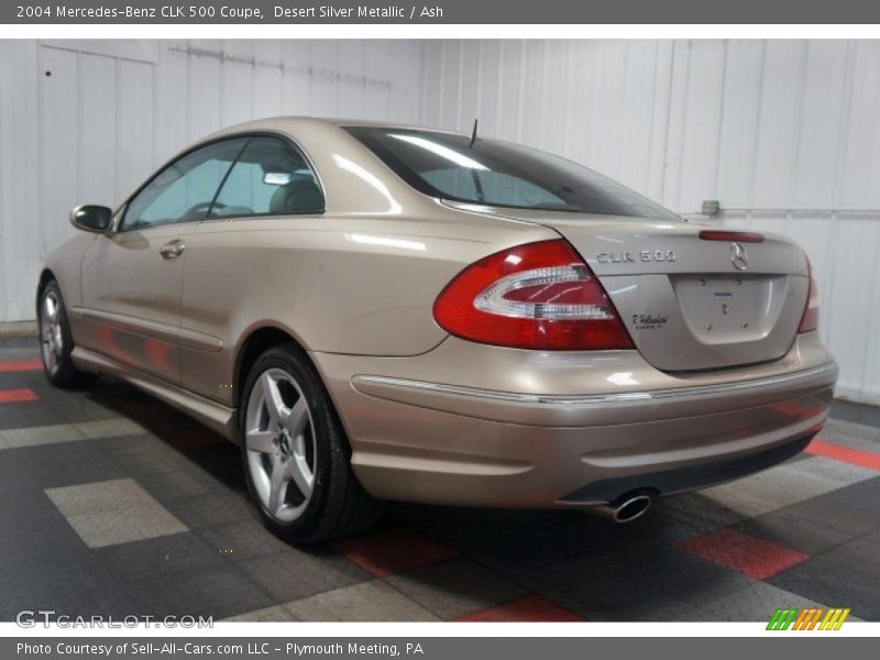 Desert Silver Metallic / Ash 2004 Mercedes-Benz CLK 500 Coupe