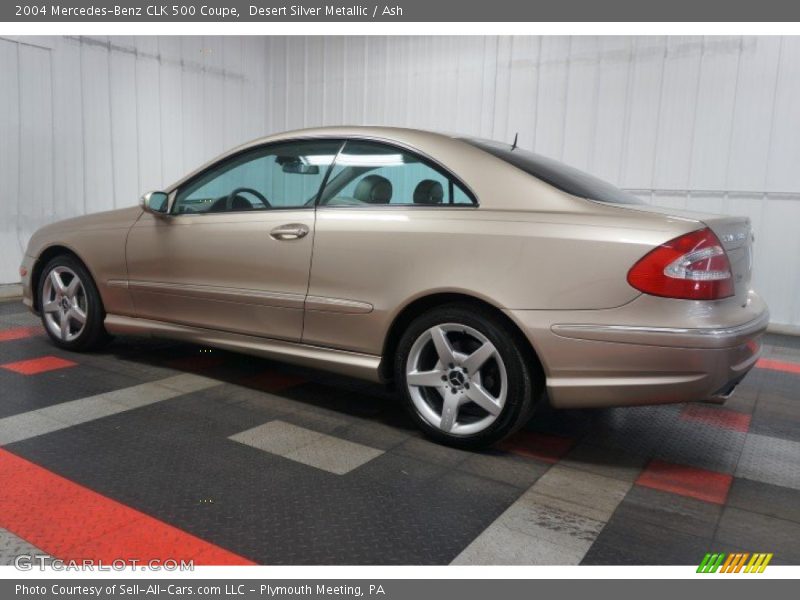 Desert Silver Metallic / Ash 2004 Mercedes-Benz CLK 500 Coupe