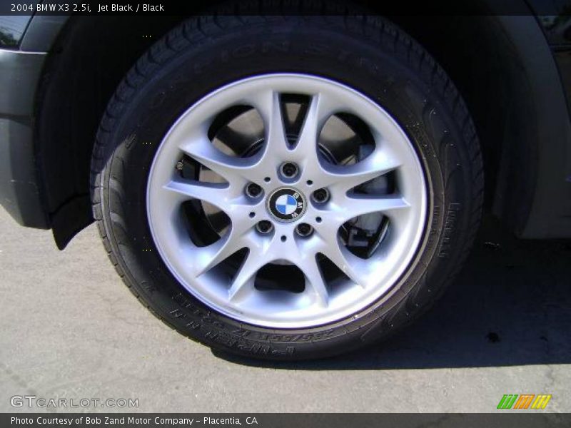 Jet Black / Black 2004 BMW X3 2.5i